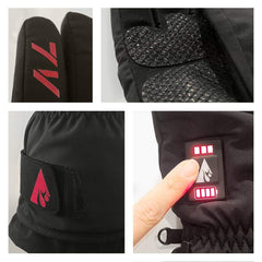 ActionHeat 7V control button image with three heat level indicators