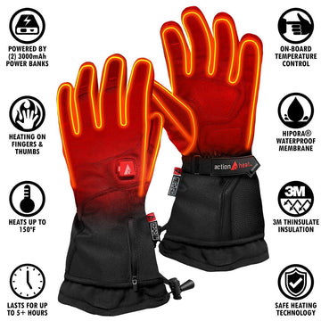 ActionHeat black gloves provide reliable warmth for urban commutes.