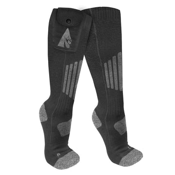 ActionHeat 2.0 socks with ultra-fine fiber heating across the top of toes.