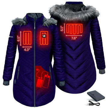 ActionHeat detachable faux fur hood for cozy styling and wind protection