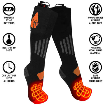 ActionHeat far-infrared heat delivers steady warmth with every step.