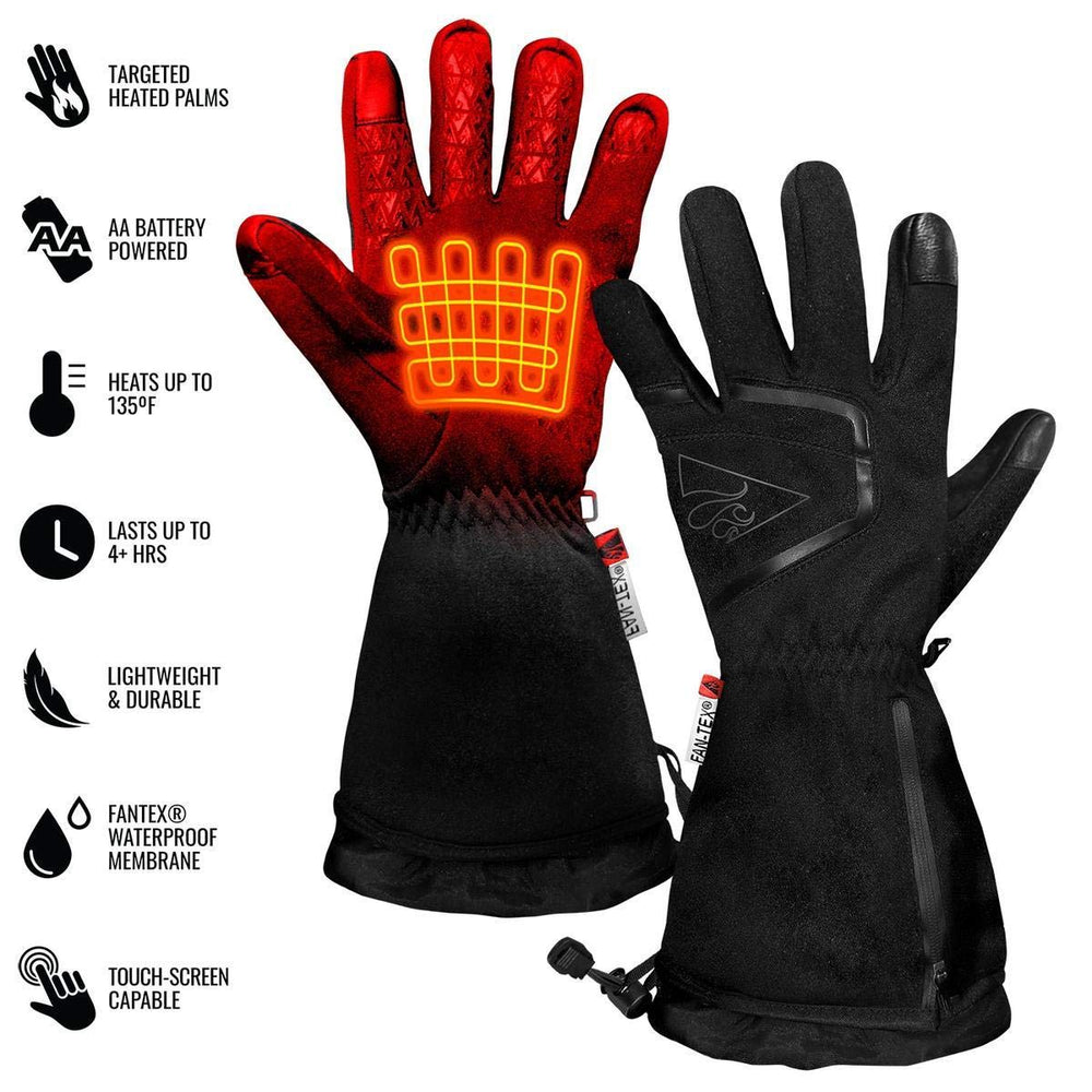 ActionHeat Featherweight silicone-grip provides better control in moisture and snow.