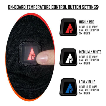 ActionHeat heated socks delivering over five hours of warmth.