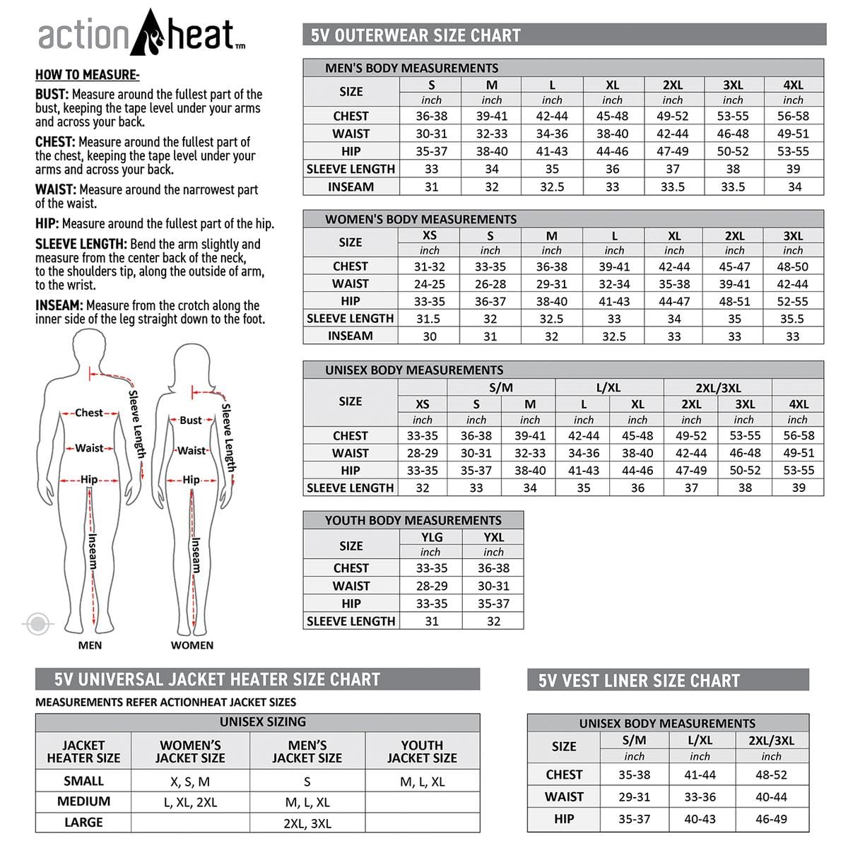 ActionHeat machine-washable thermals simplify care after outdoor activities.