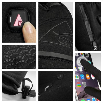 ActionHeat softshell gloves cinch-cuff seals warmth against cold gusts