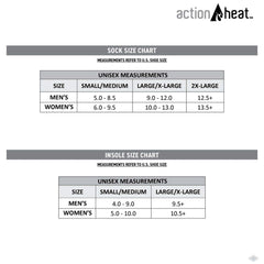 ActionHeat replacement socks XXL emphasize easy care and machine-washable design.