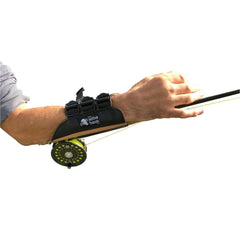 Active Hands Strong Arm 2 fishing aid right in-use demonstrates steady casting with reduced hand function.
