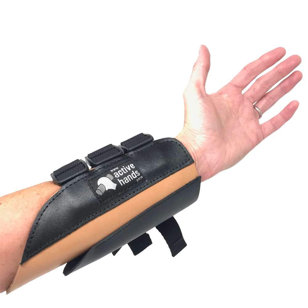 Active Hands Strong Arm 2 fishing aid right vegan-leather image highlights durable, skin-friendly grip.