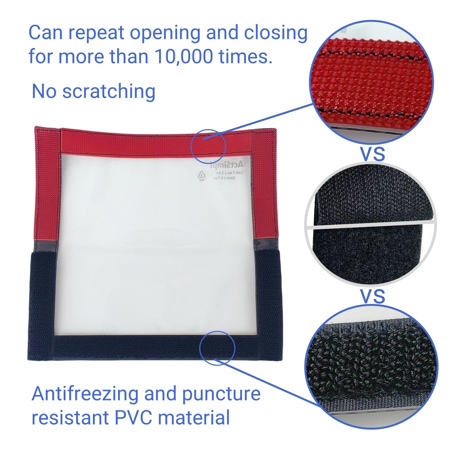 Puncture-resistant 0.5mm clear PVC material