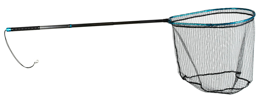 Adamsbuilt ABETFAN16 extendable tri-fold net with aluminum frame for gentle, precise catch-and-release.