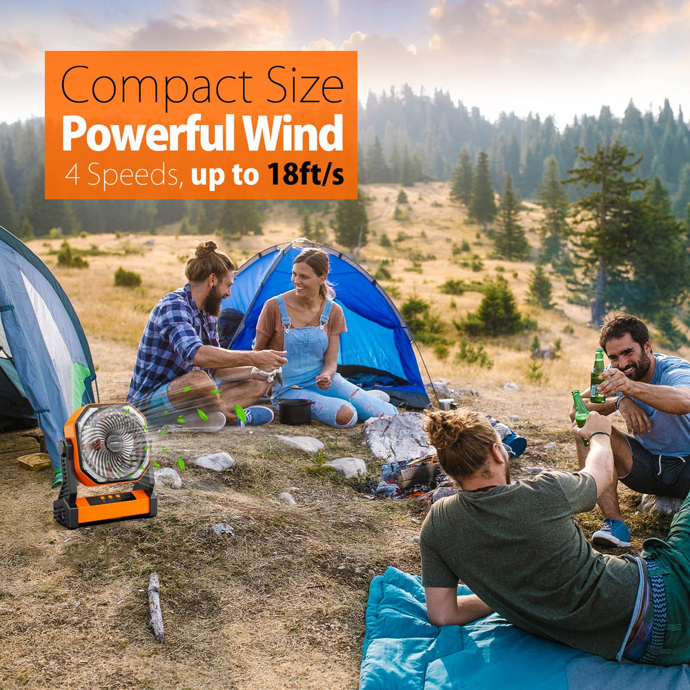 AddAcc fold-friendly base and 360° rotation suit tents, cars, and picnics