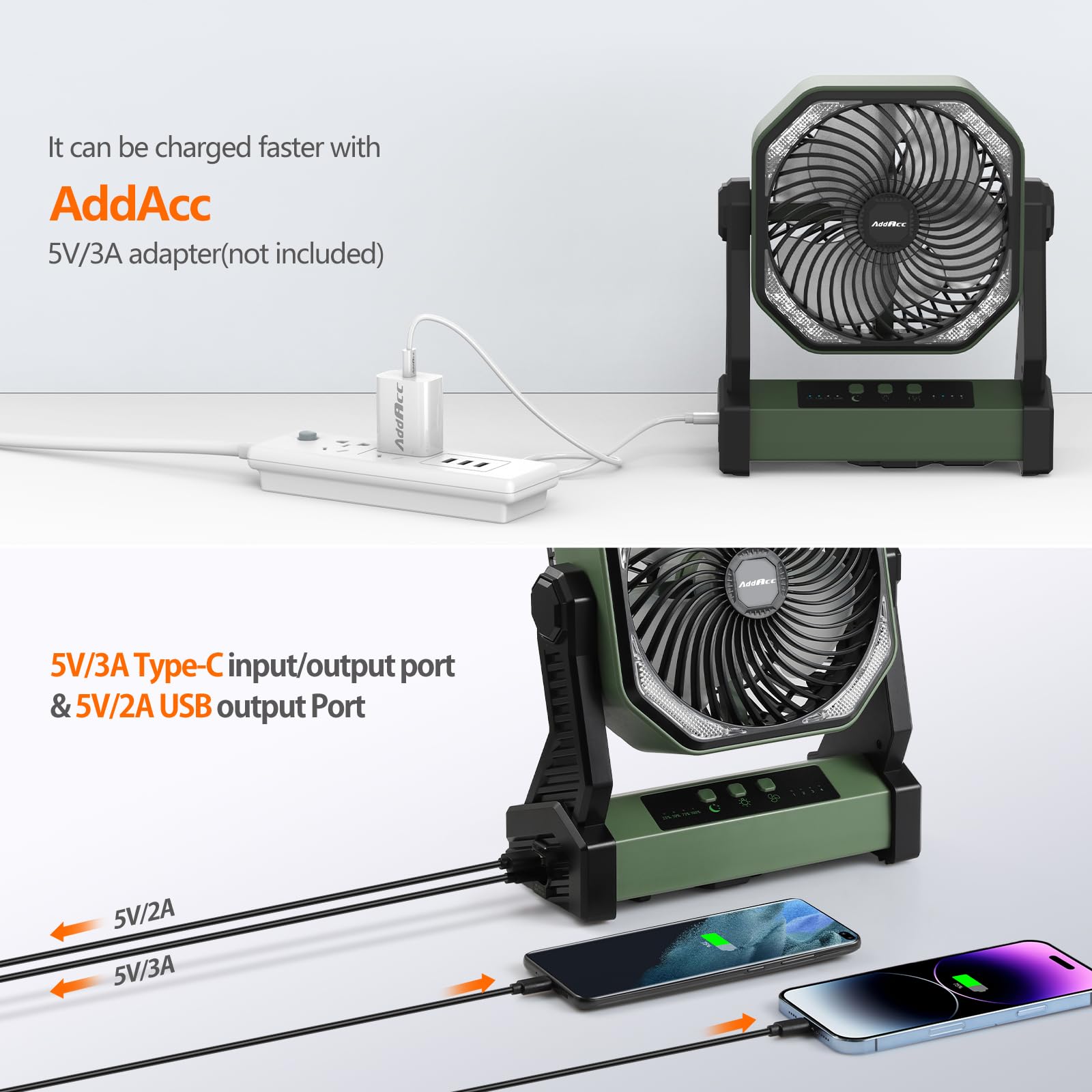 AddAcc quiet operation under 30 dB for peaceful sleep.