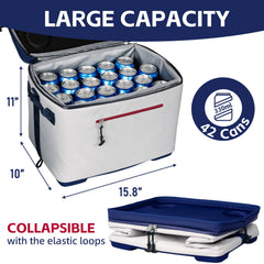 ADDIMOR 42-can capacity visual, with liner insert for maximum load