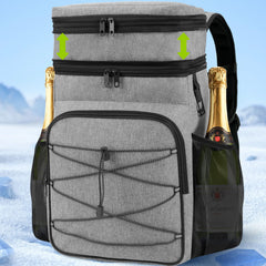 ADDIMOR Expandable Cooler Backpack closed shows durable travel companion for everyday outings