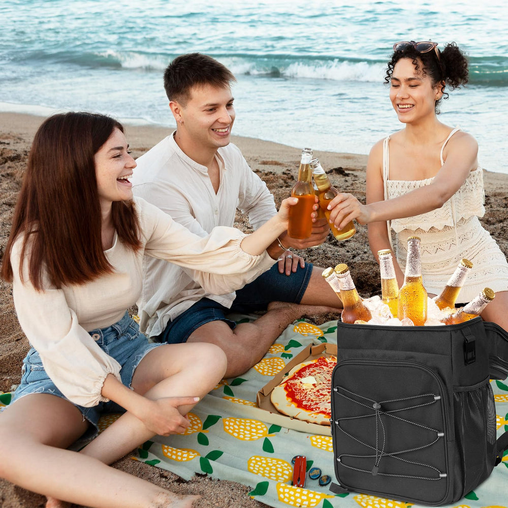 ADDIMOR Expandable Cooler Backpack ideal for beach days, hikes, and travel