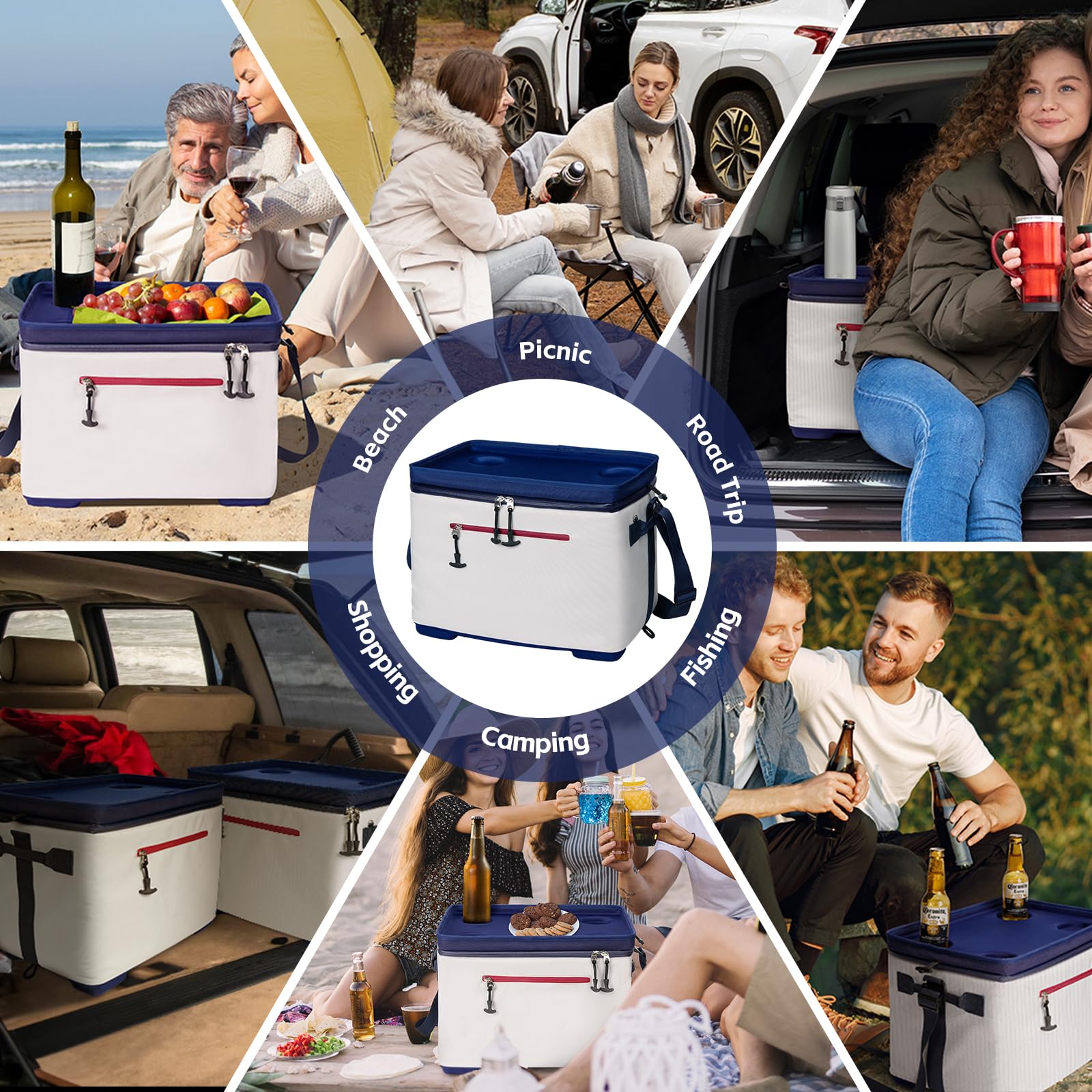 ADDIMOR fold-flat storage feature shown for compact trunk fit