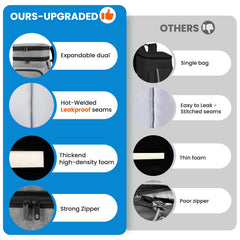 ADDIMOR leakproof seamless liner prevents spills during outdoor picnics