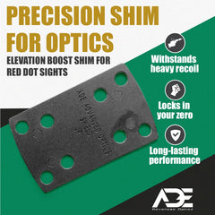 Ade Advanced Optics Delrin Shims enable quick installation and height fine-tuning.