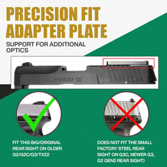 ADE Picatinny mount plate included for versatile, secure installation.
