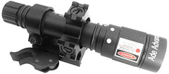 Ade Advanced Optics green laser beam visible on target for precise daytime aiming.