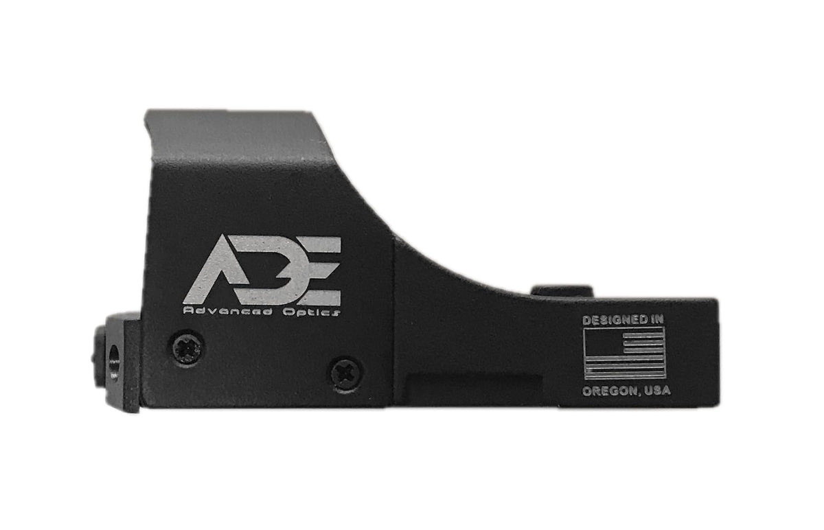 Ade Advanced Optics Huracan blue dot sight mounted on Glock MOS for fast targeting