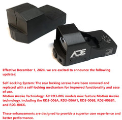 Ade Advanced Optics Huracan blue dot Picatinny base enables versatile mounting