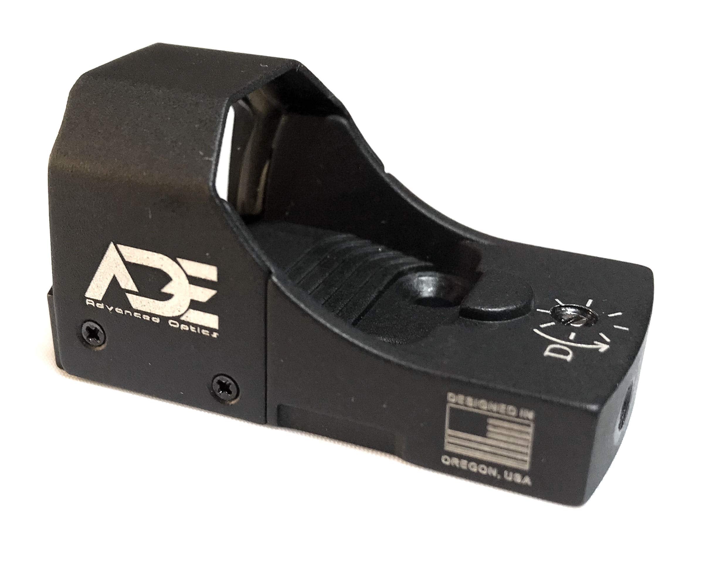 Ade Advanced Optics Huracan blue dot windage and elevation adjustments