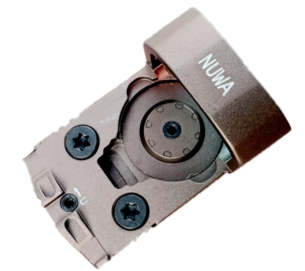 Ade Advanced Optics RD3-021 NUWA backup iron sight supports co-witnessing