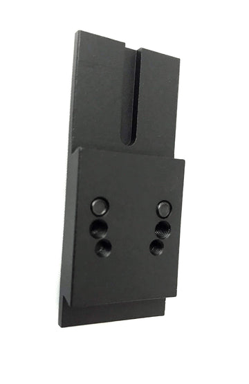 Ade Advanced Optics red dot mounting base on Ruger SR9 for fast target engagement