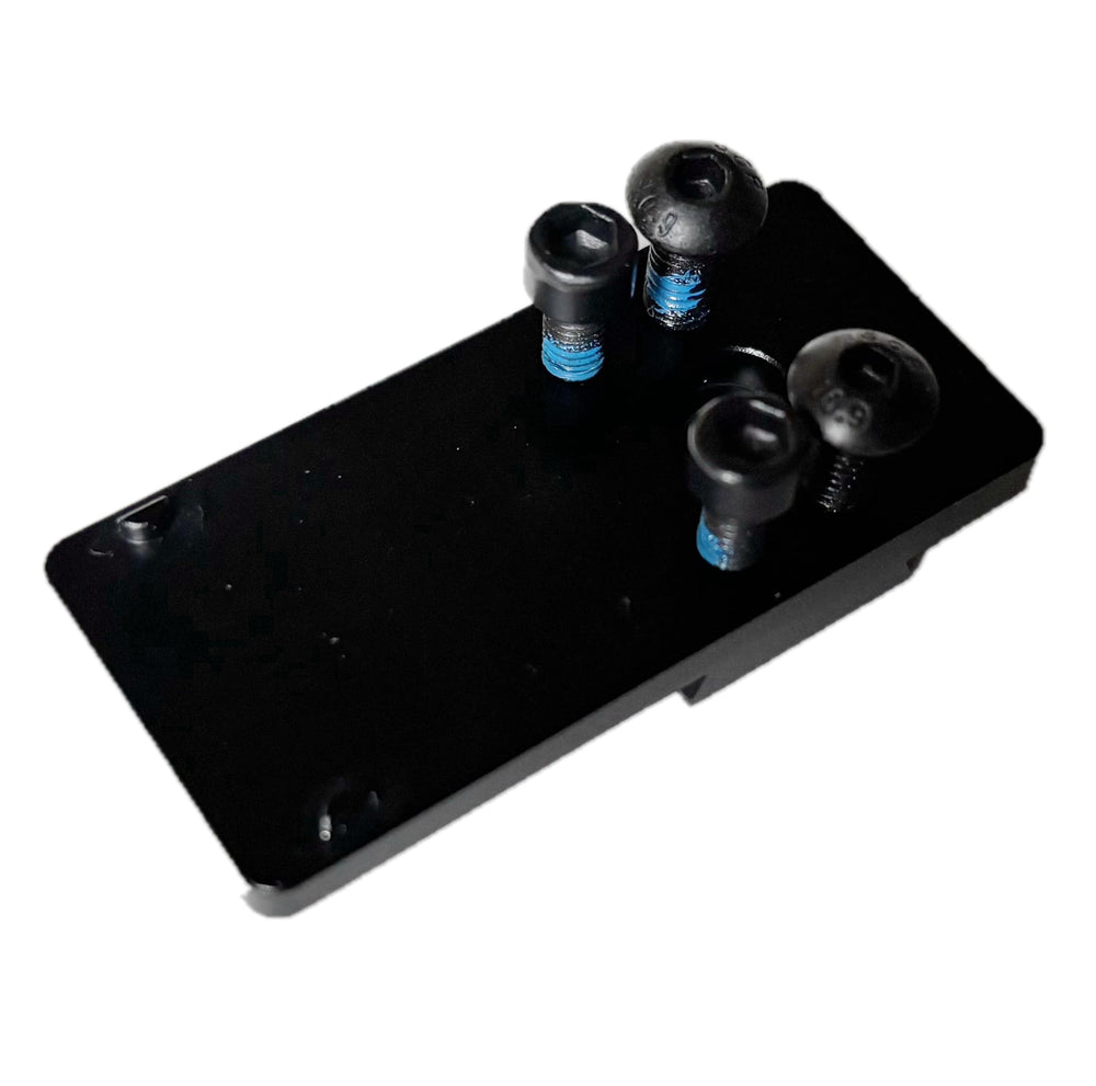 Ade Advanced Optics Ruger Security 380 mount plate rear view for rapid target acquisition.
