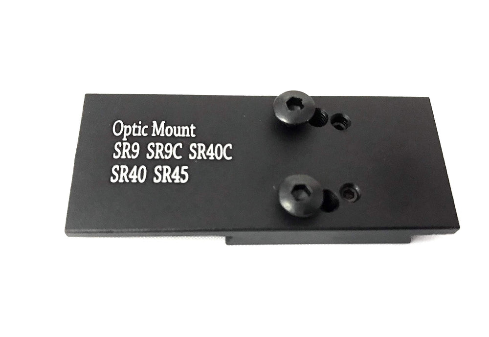 Ruger SR9C SR40C SR45 mounting plate by Ade Advanced Optics ensures stable fit