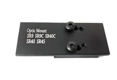 Ruger SR9C SR40C SR45 mounting plate by Ade Advanced Optics ensures stable fit