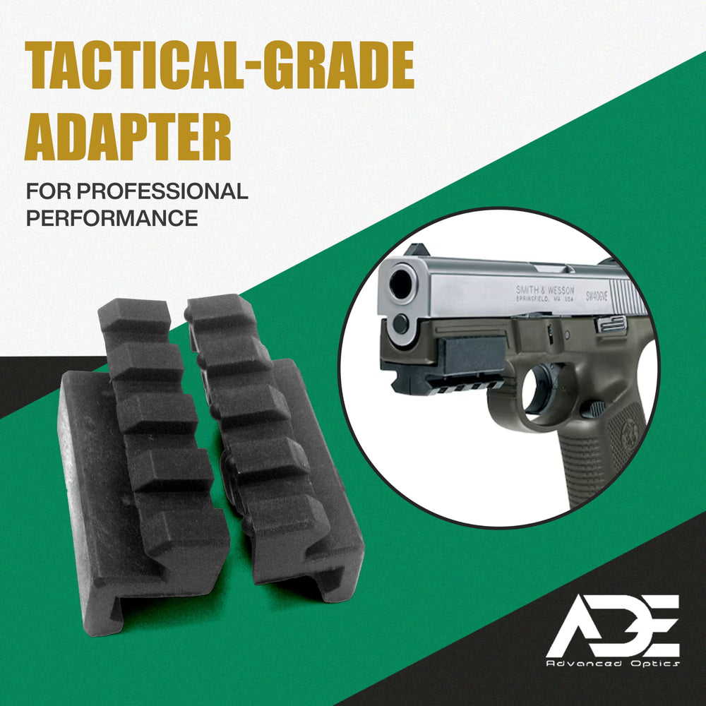 Precision screws deliver lock-tight connection for accessories by Ade Advanced Optics.