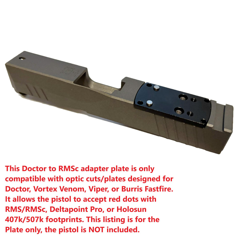 Screw kit included with the ADE adapter plate for secure installation.