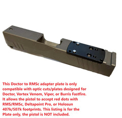 Screw kit included with the ADE adapter plate for secure installation.
