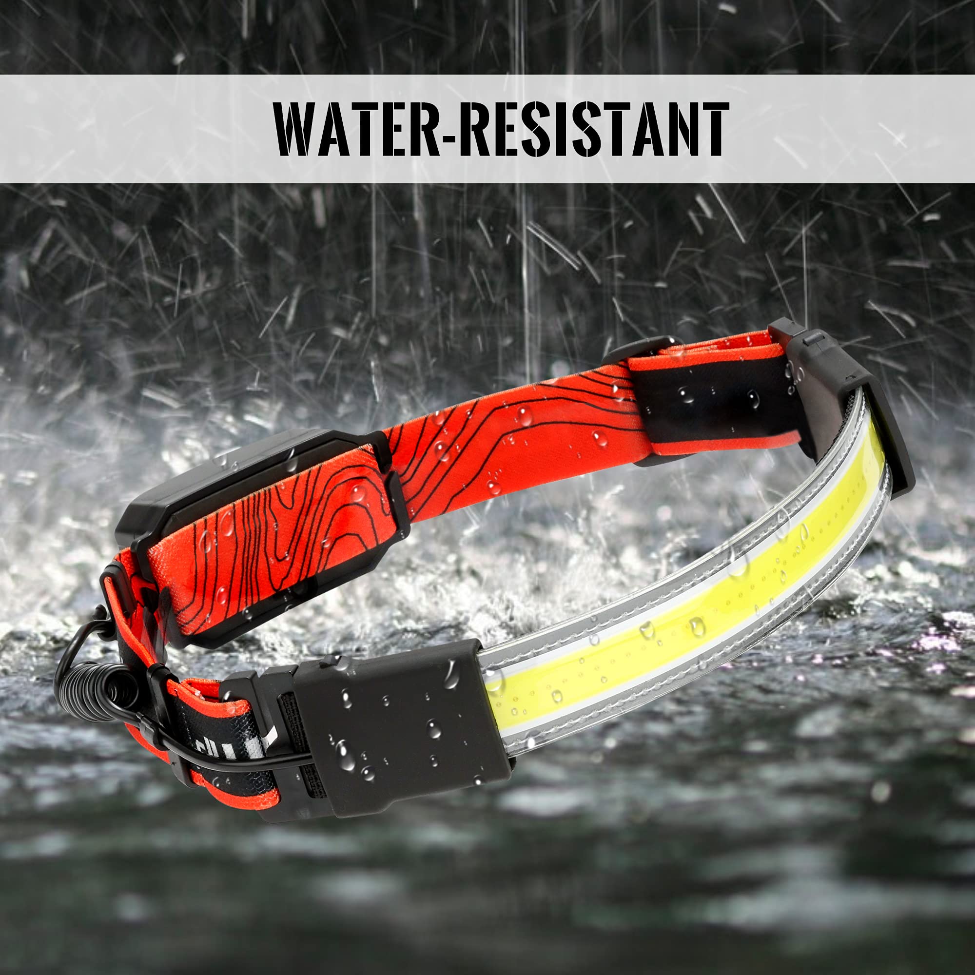 Adelante headlamp includes breathable band and 16 clips for versatile mounting