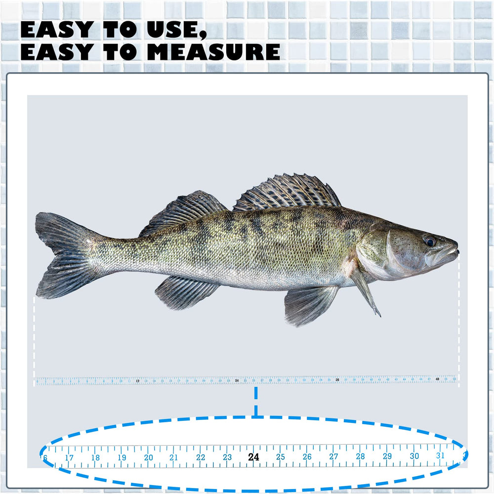 Package includes six 50-inch fishing rulers