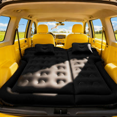 Adirigo car air mattress packed neatly in a carry bag for portable travel comfort.