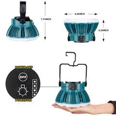 Adisipsoarin lantern-brightness-modes reveals four settings for adaptable on-site lighting.