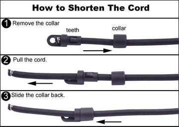 Adjustable 18 inch fishing rod strap in use