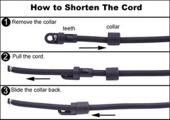 Adjustable 18 inch fishing rod strap in use