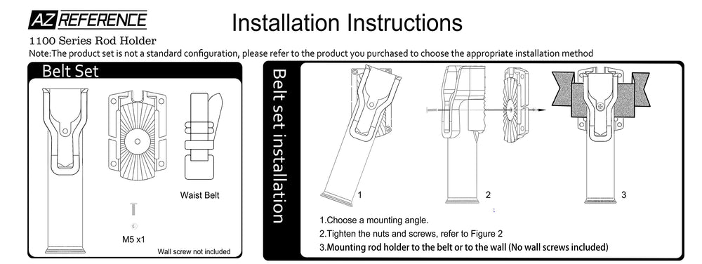 Gift-ready packaging view of adjustable fishing belt