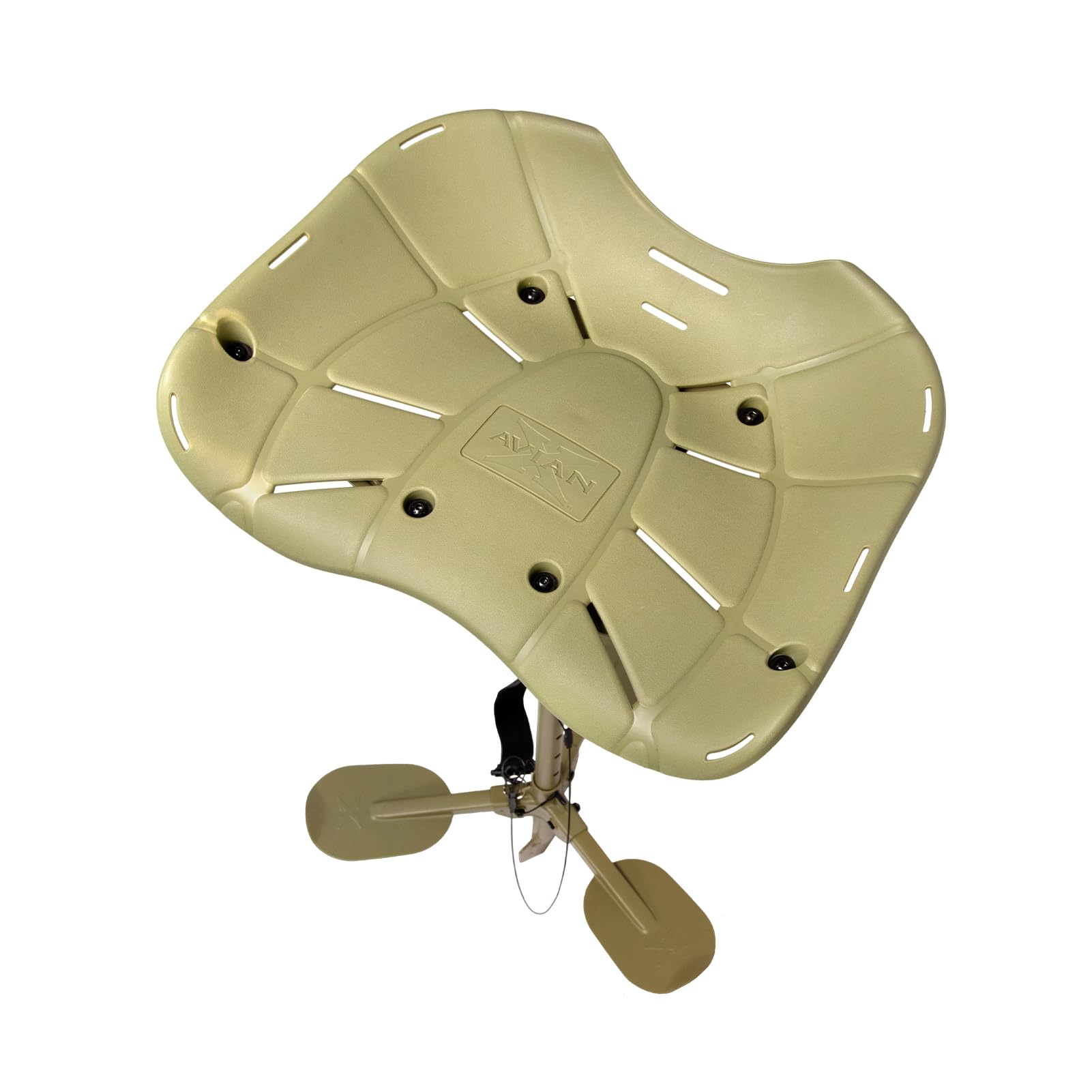 Seat height adjustable for customized field comfort