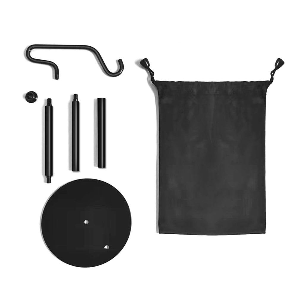 Adjustable shepherd's hook lantern stand comes with a convenient storage bag.