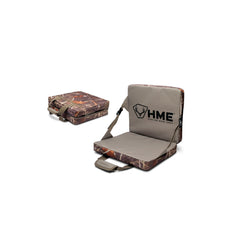 Cushion showing adjustable straps and Velcro carry handle
