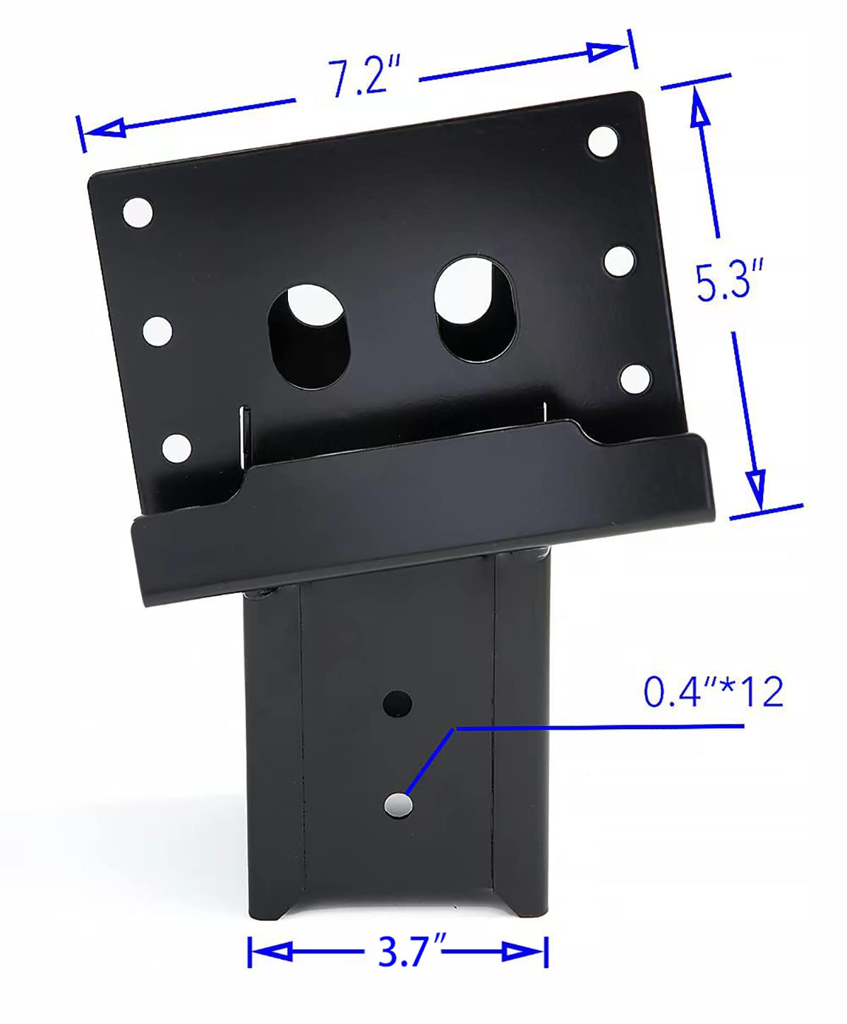 Adler brackets predrilled holes close-up show quick attachment points.