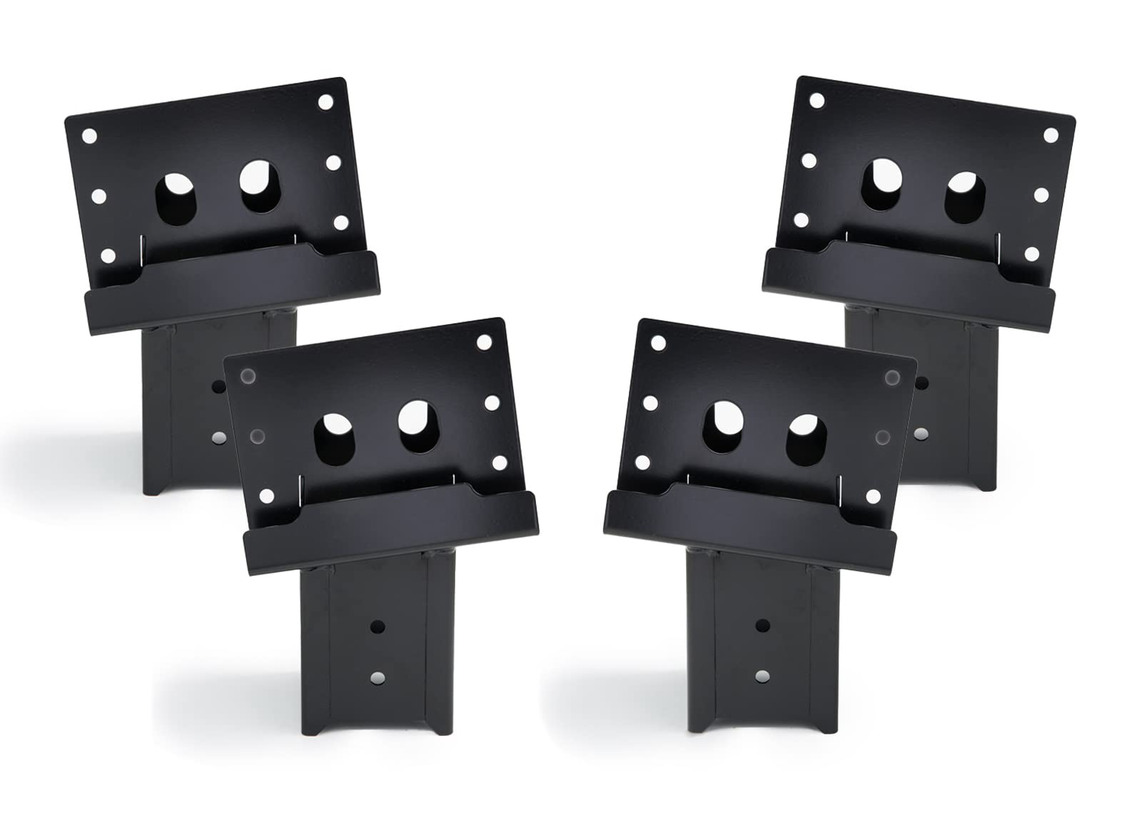 Adler quad-angle 4x4 brackets front view provide sturdy outdoor framing.