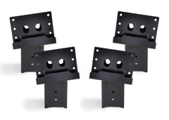 Adler quad-angle 4x4 brackets front view provide sturdy outdoor framing.