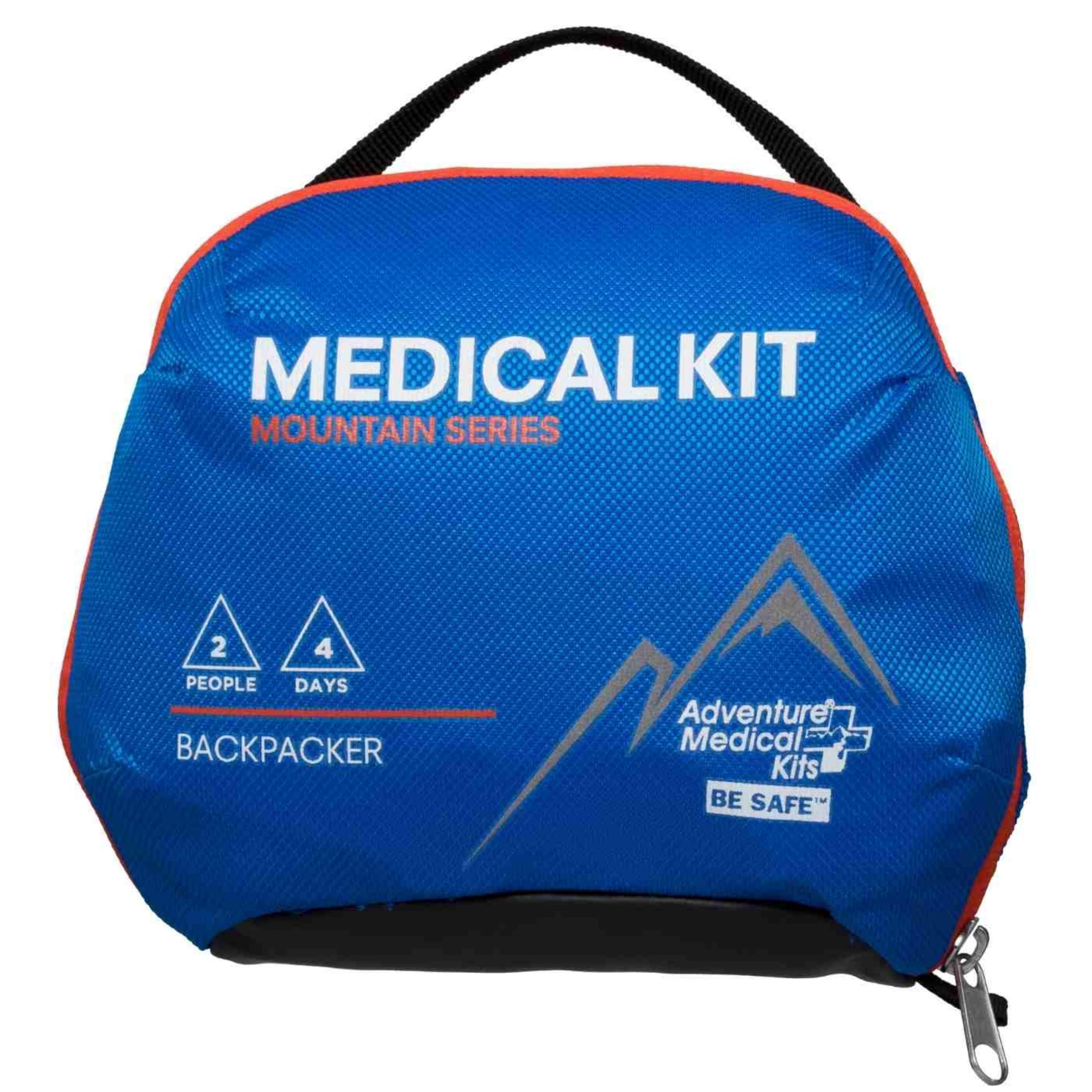 Adventure Medical Kits Mountain Series backpacker kit front view for quick on-trail access.