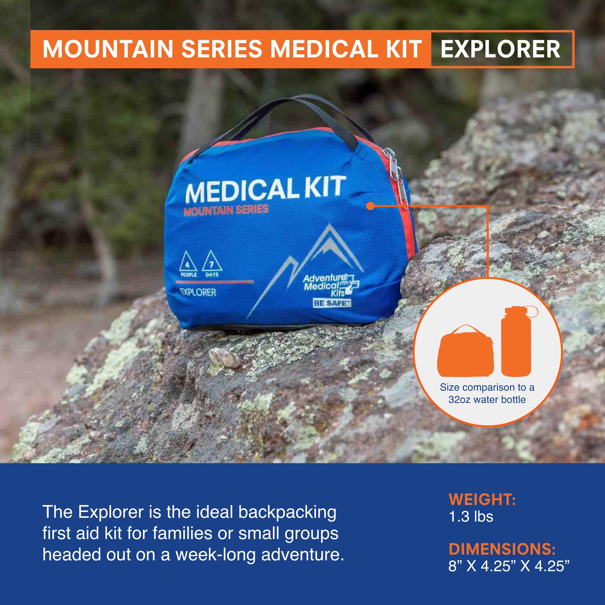 Adventure Medical Kits Mountain Series Explorer CPR face shield for safe emergency response